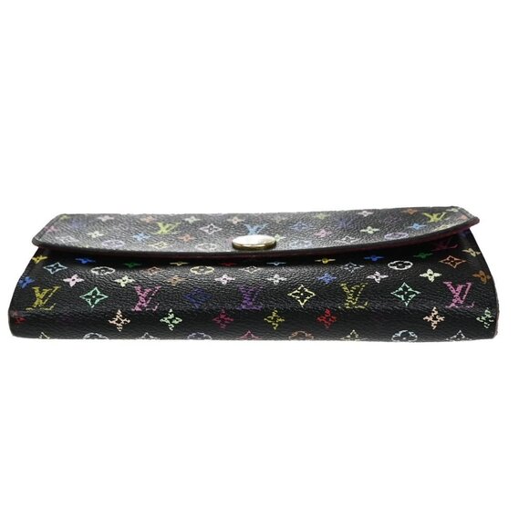LOUIS VUITTON Portefeuille Sarah Long Wallet Monogram Multi Black M60005 60EG030 - Picture 6 of 15